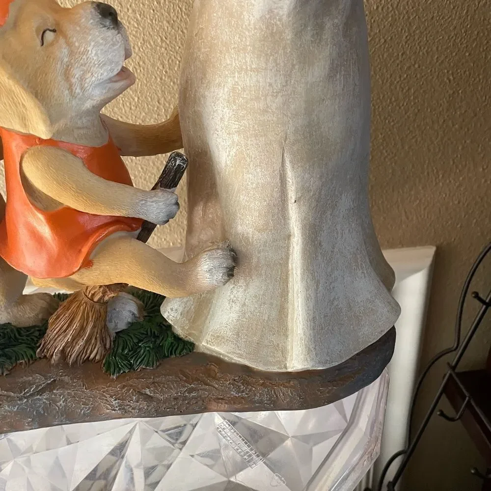 Hay and Harvest Golden Retriever Halloween Decoration Indoor Outdoor CUTEEE!